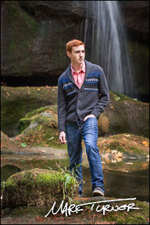 Kyle Reilly senior portrait. Whatcom Falls Park, Bellingham, WA. © 2015 Mark Turner Kyle senior portrait