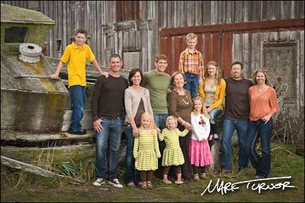 Stanovich family portrait. Semiahmoo, Blaine, WA. © 2010 Mark Turner Family Portrait: Extended Family